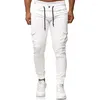 Men's Pants 2023 Men Skinny Casual Hip Hole Harem Streetwear Mens Fashion Cargo Jogger Workout Design Sportswear