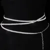 Taillenkettengürtel Strass Taillenkette Mode Dünnschliff Damenkette Damen Elegant Luxus Bauchtanz Diamantgürtel Bg-1296 231201