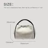 Kvällspåsar faux päls tote för kvinnor lyxiga designer handväskor purses 2024 i imitation lambwool topphandtag stor kapacitet axel axel