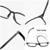 Lunettes de soleil SHONEMES Lunettes de lecture carrées Blocage de la lumière bleue TR90 Lunettes Business Presbytes Lunettes Dioptries 1 2 3 4 pour hommes femmes