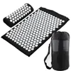 Back Massager Acupressure Mat Head Neck Back Foot Massage Cushion Pillow Yoga Spike Mat Anti-stress Acupuncture pad Needle Massager 231202