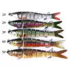 Baits Lures HENGJIA 13.7cm 10cm 8cm Sinking Wobblers Fishing Lures Multi Jointed Swimbait Hard Bait Fishing Tackle For Bass Isca Crankbait 231201