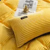 Bedding sets Thick Solid Color Velvet Duvet Cover Winter Warmth Bedding Set Double Quilt Cover Twin Queen King Comforter Cover 220*240 231201