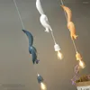 Pendant Lamps Nordic Resin Squirrel Led Lights Modern Industrial Children's Room Kitchen Hanging Lamp Loft Animal Light Fixtures Decor