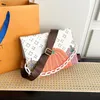 Moda luksus designerka klasyczna worek nadruk łańcuch liter torebka litera skórzana karta portfel crossbody torebka ramię Messenger dziewczęta plecaki