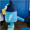 Cartoon Clothing Bingo Dog Mascot Costume ADT Character Outfit Attraktiv kostym Planen Birthday Gift266s Bästa kvalitet Drop Delivery B otbwa