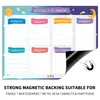 Kylmagneter Kids Magnetic Soft Whiteboard Kylskåp Magnet Klistermärken Radera kalender Skrivning Undervisning Vecka Planner White Trawing Board A3 Storlek 231201