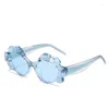 Sunglasses D&T 2023 Fashion Cat Eye Women Men Brand Designer Trend Lens Frame Imitation Crystal Luxury Lady Style