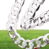 Chains Offre spéciale 925 Collier en argent sterling pour hommes classiques chaîne 12 mm 1830 pouces fines marques bijoux de bijoux de bijoux mariage9107531