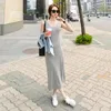 Casual Dresses Women's Wear Elegant And Pretty Elastic Sexy Tight Night Club Party Dress Long Korean Autumn