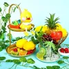 Decoração de festa 5pcs fatias de plástico simulação de frutas artificiais ornamento falso decoração de casamento fornecimento de cozinha artesanato diy