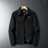 Men's Jackets Cotton Padded Corduroy Warm Winter Jacket Button Windbreaker Autumn Cardigan Vintage Causal Parka Black Male