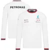 남자 티셔츠 2023/2024 새로운 F1 포뮬러 원 경주 팀 Petronas Motorsport 여름 빠른 건조한 통기성 긴 슬리브 유니티 앙이 U는 페이드 XGER