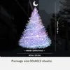 Window Stickers Fantasy Purple Christmas Tree Window Clanges Stickers For Glass Stora julgran Windows Static Stickers Diy Door Sticker 231201