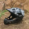 Fahrradhelme, Mountainbike-Helm, Off-Road-Radfahren, Integraler Integral-Fahrradhelm, Sportkappe, leicht, 58–62 cm, Radfahren/DH AM FR Helm 231201