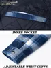 Men's Jackets TACVASEN Winter Plaid Cotton Jackets Mens Long Sleeve Quilted Lined Flannel Shirt Jacket Multi-Pockets Outwear Hiking Coats Tops 231201