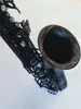 Professionell ny japansk tenor Saxofon B Flat Music Woodwide Instrument Black Nickel Gold Sax Gift With Mouthpiece