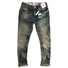 Jeans da uomo 2023 Moda Trendy Fit Piccolo tubo dritto Autunno Pantaloni lunghi Bel ragazzo Wear 552