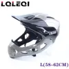 Caschi da ciclismo LQLEQI Casco da mountain bike Casco da fuoristrada Casco integrale da mountain bike Casco sportivo da uomo Leggero Taglia 58-62 cm 231201