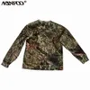 Männer T-Shirts Sommer Bionic Camouflage Jagd Angeln Hemd Langarm Sonnenschirm Große Größe Lose Outdoor Casual Jungle Camo T Shirt 231202