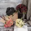 Dekorativa blommor Fruit Holly Bean Branch Berry Pomegranat Diy Christmas Gift Marriage Home Decoration Nordic Artificial Christma