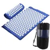 Back Massager Acupressure Mat Head Neck Back Foot Massage Cushion Pillow Yoga Spike Mat Anti-Stress Acupuncture Pad Needle Massager 231202