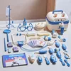 Outils Atelier Jouet Enfants Docteur Pretend Jeu de Rôle Kit Simulation Dentiste Boîte Filles Jeu Éducatif Jouets Pour Enfants Stéthoscope 231202