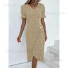 Urban Sexy Dresses 2023 Autumn Floral Bodycon Midi Dress For Women V Neck Long Sleeve Ruched Slim Fit Dresses Female Sexy Vestido Robe T231202