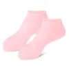 Chaussettes en Silicone pour femmes, Gel doux craquelé hydratant, Spa, pédicure, soins des pieds