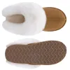New Plush Fur Slippers Home Women Winter Fluffy Faux Fur Collar House Slippers Furry Memory Foam Slides Indoor Outdoor