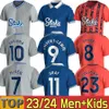 23 24 Gordon Soccer Jerseys McNeil Calvert-Lewin Keane Davies Digne Uniforms Kids Set Set Socks Full Sets 2023 2024 Pickford Football Shirts Thai Uniforms Evert