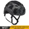 Cycling Helmets Tactical Military FAST Helmet for Airsoft Paintball CS War Game Army Cycling Lightweight SF Protective Helmet Outdoor Sport Gear 231201