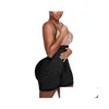 Cintura barriga shaper compressão mulheres shapewear dupla pressão bodysuit achatar abdômen treinador ajustável fechamento frontal gancho-olho dro dhvrm