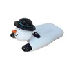 Sledding Snow Snowman Inflatable Thick Reusable Tube Lovely Sled Sport Circle Wear-resistant Cold-resistant Handle Outdoor 231201