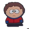 Charms Wholesale Childhood Memories South Park Tv Characters Funny Gift Cartoon Shoe Accessories Pvc Decoration Buckle Soft Rubber C Dhlxs