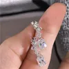 Dangle Oorbellen CAOSHI Moderne Mode Drop Voor Vrouwen Dazzling Crystal CZ Fancy Sieraden Prachtig Design Gift Goede Kwaliteit Accessoires