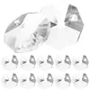 Gardin 100 st dekor Clear Glass Bead Charms kit pärlor som gör dörrsmycken pärlsatser