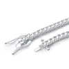 Liftjoys 925 plaqué or argent Sterling 3mm 4mm 5mm diamant Moissanite Zircon pierres précieuses chaîne de Tennis Bracelet collier bijoux