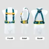 Climbing Harnesses Aerial Work Safety Harness with Lanyard on Back Construction Protection High-altitude Rock Climbing Outdoor Harness Safe Rope 231201