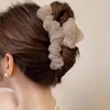 Clips de cheveux coréens grande griffe de tulle pour femmes élégantes femelles épingles à cheveux accessoires cadeau coiffeur 2024