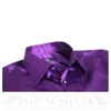 Men's Dress Shirts ANPOETCHY Brand Men Faux Silk Shirt Bright Fabric 14 Color Short Sleeve Korean Fashion Clothing Plus Size