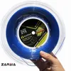 Badminton String 1 Reel Zarsia Heksagon Tinnis Trings Trwałe sześciokątne sznurka tenisowa z poliestrem 1,2m 200 m Blue String 231201