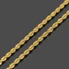 Pendant Necklaces 3mm Hip Hop Rope Chain Necklace Gold Silver Color Stainless Steel For Women Men Jewelry 231201