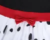 Robes de fille Jurebecia Cruella Costume pour filles Halloween Cosplay Robe Speckle Print Enfants Fantaisie Party Dressing Outfit 231202