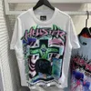 Mens T-shirts 2023 Sleeve Tee Men Kvinnor Högkvalitativa streetwear Hip Hop Fashion T Shirt Hell Star Hellstar Short 066 275