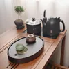 Bandejas de chá bandeja de bambu chinês placa de armazenamento de água doméstica conjunto pu 'er placa tradicional cozinha xícara de café