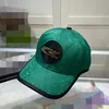 Designers Mens Baseball Caps Brand Tiger Head Hats Bee Snake broderade Bone Men Women Sun Hat Sports Mesh Cap P14