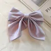 Hair Accessories Cute Bow Solid Color Clip For Baby Girls Gifts Butterfly Hairpins Children Headdress Kids Headwear