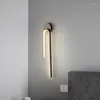 Wandlampen Modern Minimalisme LED Lamp Voor Binnen Thuis Slaapkamer Armatuur Zwart Goud Lichten Woonkamer Achtergrond Gangpad Bar Trap Decor