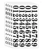 Gift Wrap Sheets Small Black Adhesive Stickers 200 Pcs Number Decals For Mailbox Signs Locker Windows Doors WholeGift GiftGift7630728